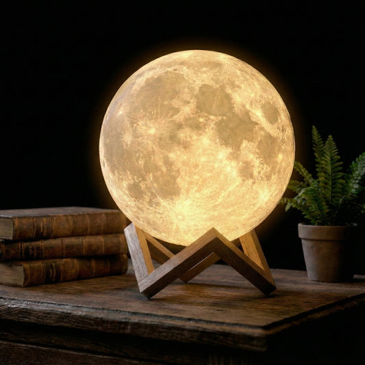 3D Printed Moon Lamp