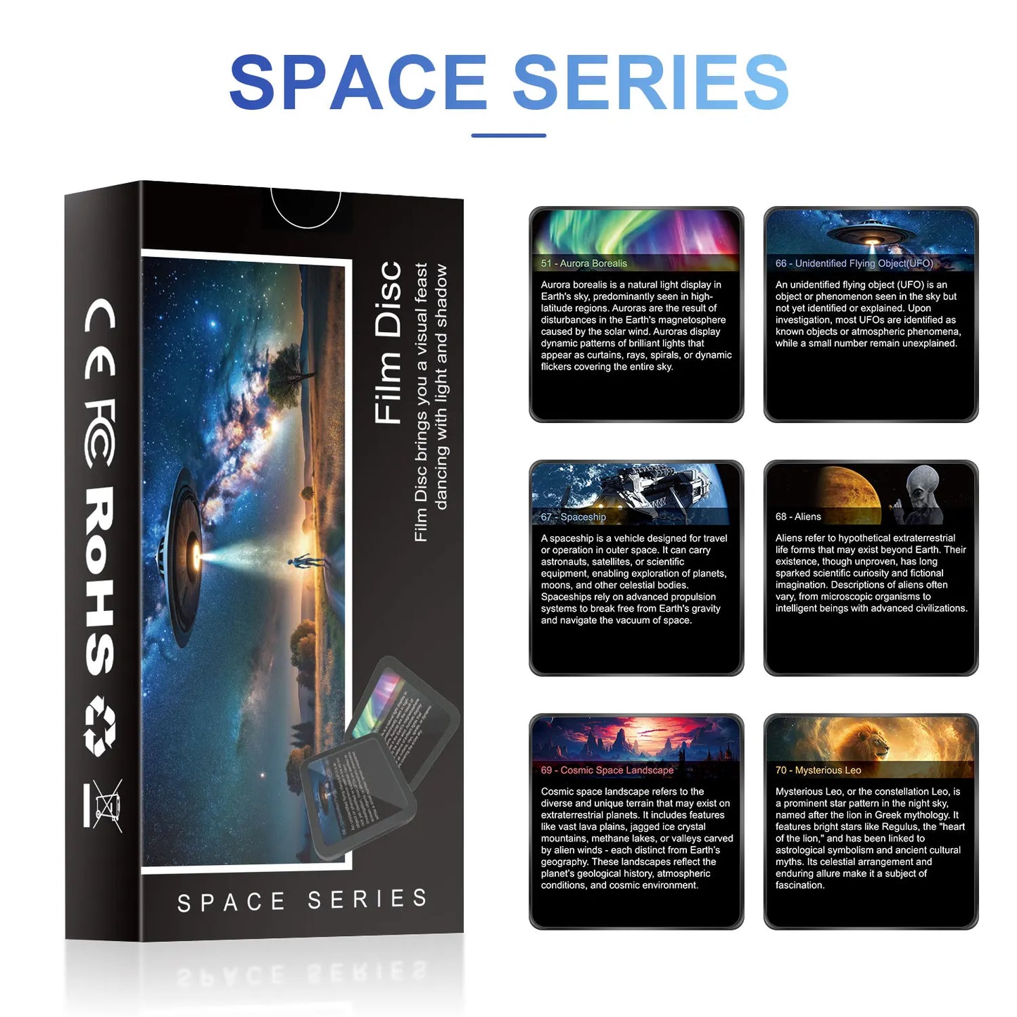 Proyector Galaxy (paquete de 6) 