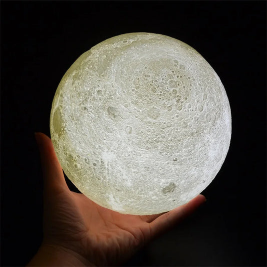 3D Printed Moon Lamp